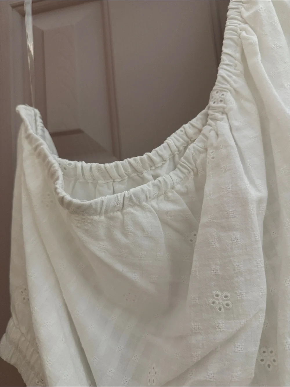Universal Threads NWT White Eyelet Two-Piece Crop Top & Skirt Set